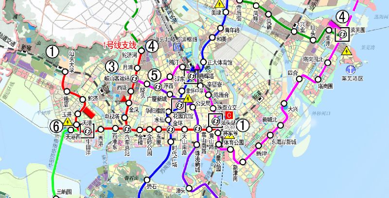 汕头轻轨最新规划图,城市变迁与成就感的源泉