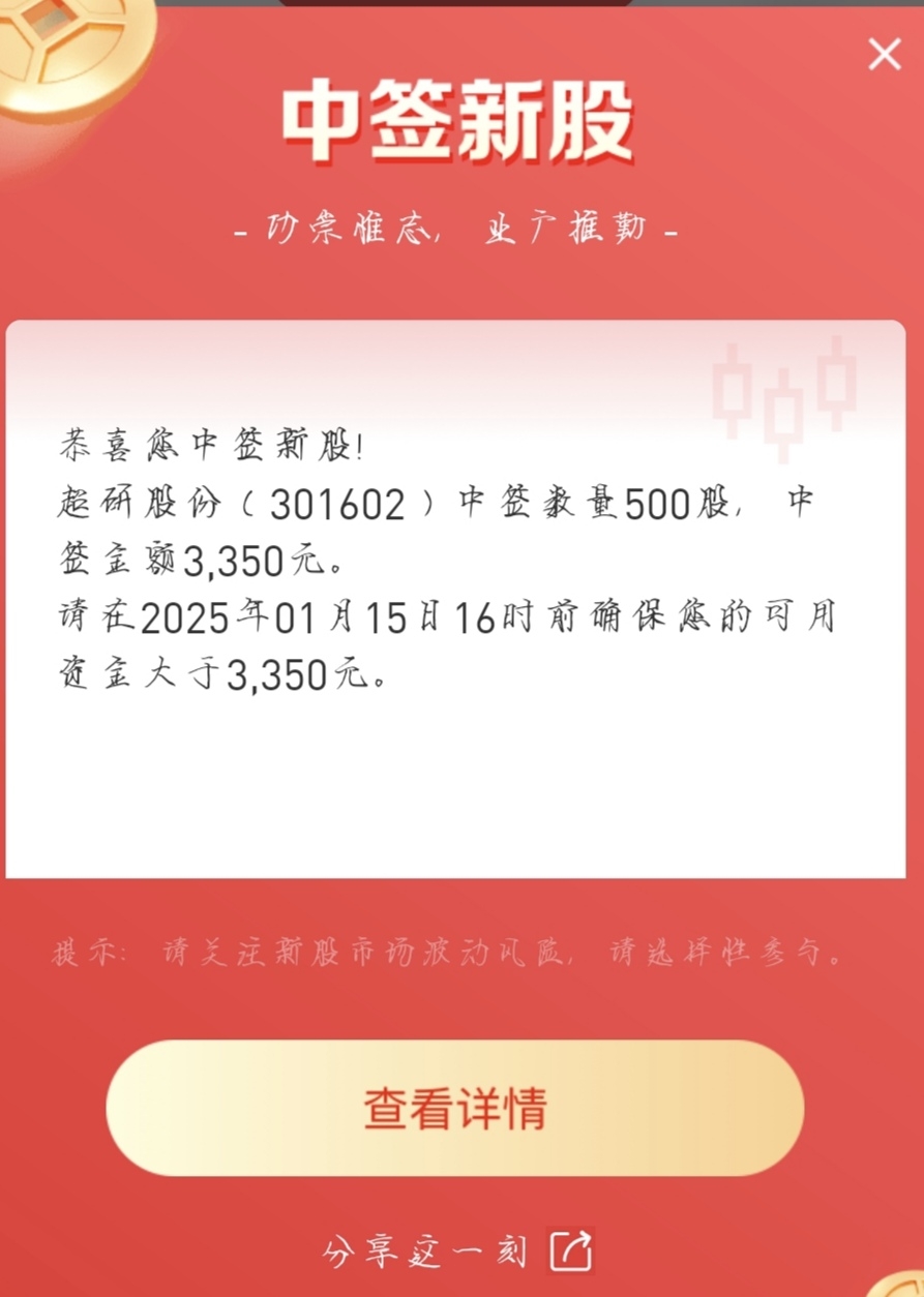 最新新股中签结果大揭秘🚀